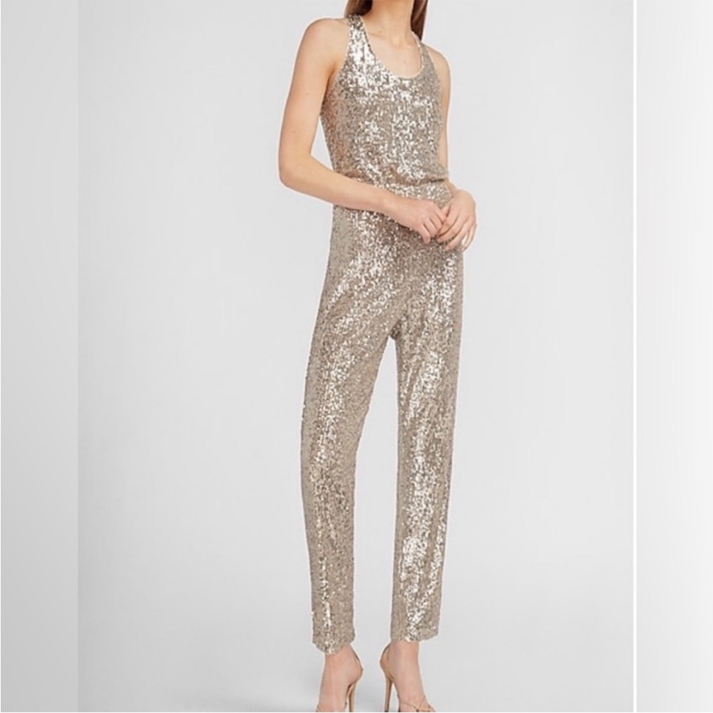 Express Sequin Jumpsuit